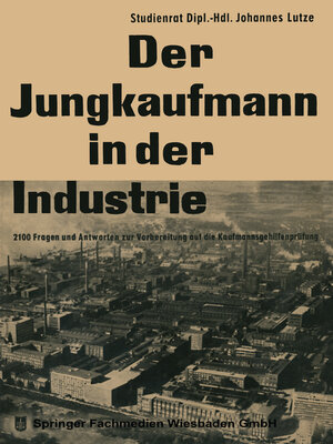 cover image of Der Jungkaufmann in der Industrie